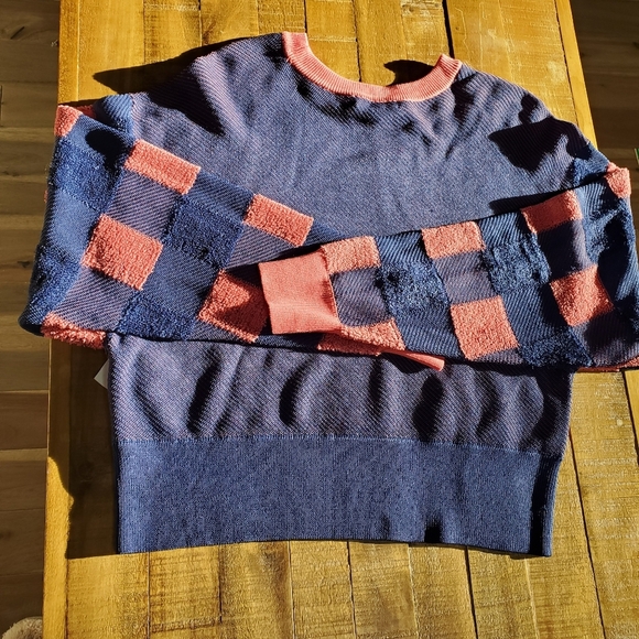 Rag & Bone Women's Ridley Pullover in Gingham Cotton Blend SZ SP - Picture 4 of 6